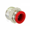 Фитинг пластик PU 1/2 х 12 mm наруж. резьба Фитинг пластик PU 1/2 х 12 mm наруж. резьба