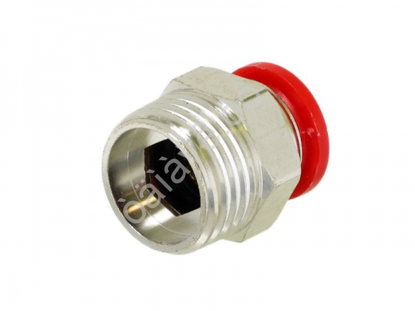 Фитинг пластик PU 1/2 х 12 mm наруж. резьба