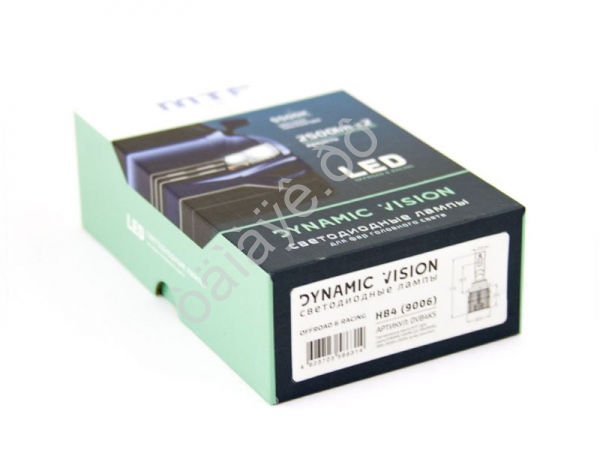 Светодиодные лампы MTF Light, серия DYNAMIC VISION LED, HB4(9006), 28W, 2500lm, 5500K, кулер