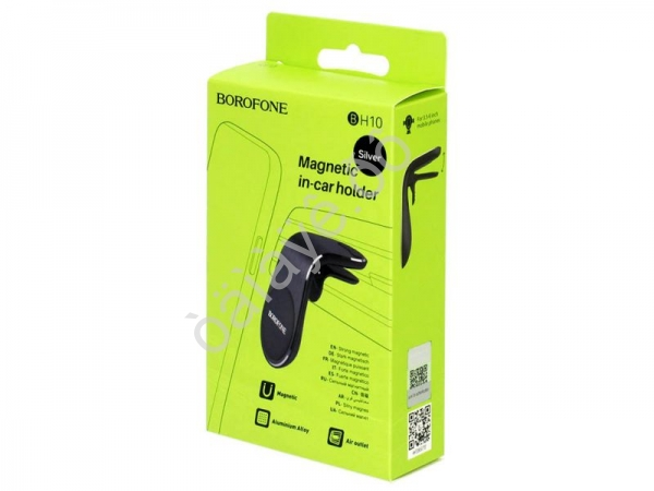 Держатель телефона на дефлектор, магнитный, серебристый BOROFONE BH10 (180шт в уп) Borofone Держатель телефона на дефлектор, магнитный, серебристый BOROFONE BH10 (180шт в уп) Borofone