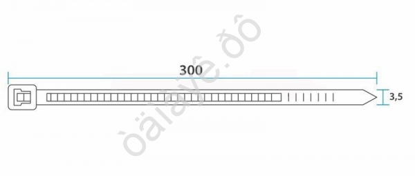Хомут пластиковый 3.6х300 REXANTбел  (в уп.100шт) /1/10/100