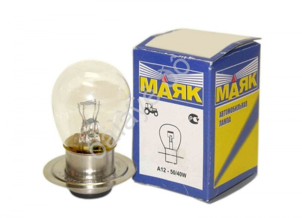 Лампа МАЯК A12V 50/40W P42d (лампа тракторная)/10