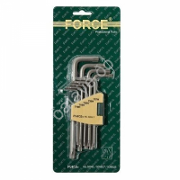 F5098LТ Набор угловых ключей удл.TORX 9пр. (Т10-Т50)  /1/10