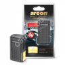 Освежитель воздуха "Аreon CAR BOX BLACK STYLE" на дефлектор, Silver/Серебро /1/12