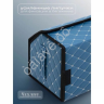 Органайзер в багажник из эко-кожи, цвет синий бабочка (размеры 50*30*30см)