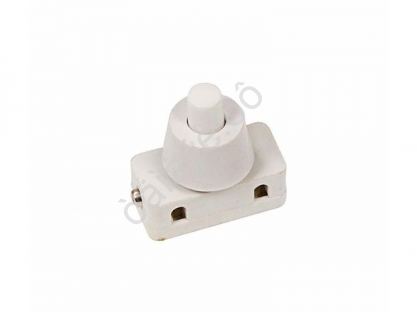 Выключатель-кнопка 250V 2А (2с) ON-OFF белый (PBS-17A) (для настольной лампы) REXANT Выключатель-кнопка 250V 2А (2с) ON-OFF белый (PBS-17A) (для настольной лампы) REXANT