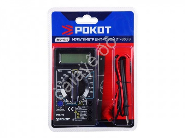 Мультиметр цифровой DT-830В РОКОТ /1/60