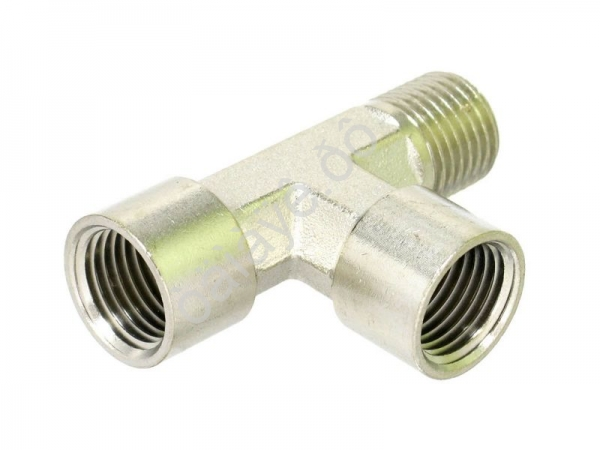 Фитинг -тройник 1/4"  М-М-П