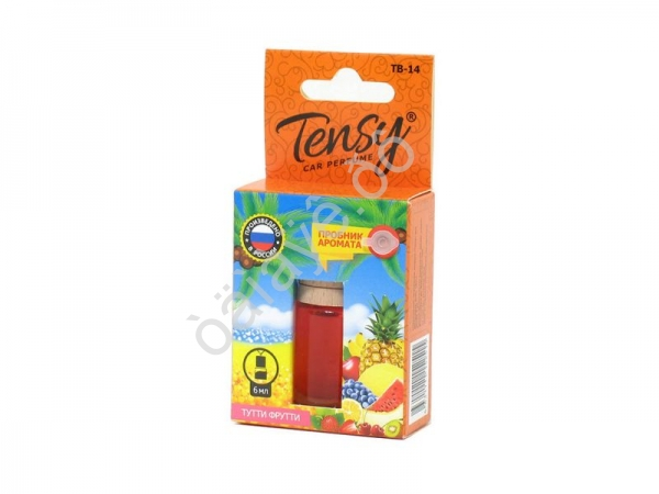 Освежитель воздуха "Tensy" (ТУТТИ ФРУТТИ) Бутылочка с дер..6мл.,/1/15