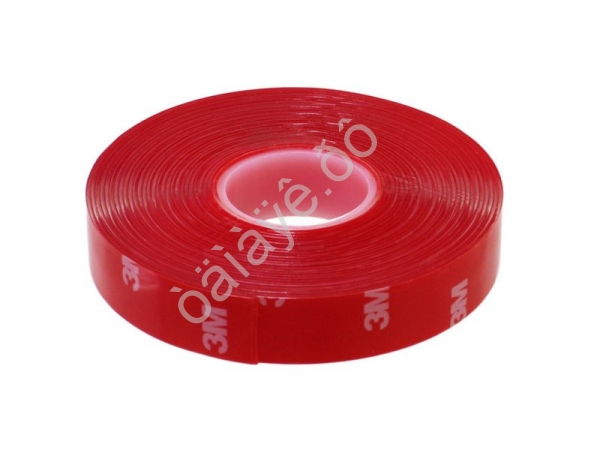 Скотч двусторонний прозрачный "3М" 15мм * 5м/1/8/256_