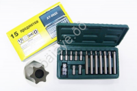 Набор вставок "АТ" TORX 15пр АТ-0522