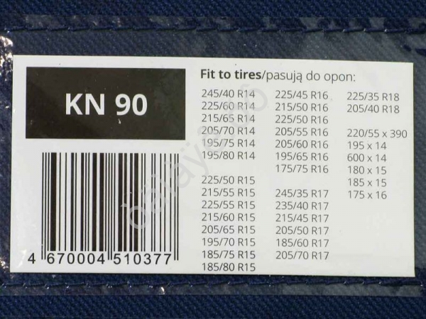 Цепи противоскольжения на колеса КN 90 МАЯКАВТО™ в сумке 1/5_