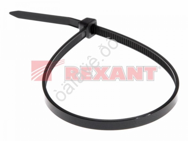 Хомут пластиковый 4.8х350 REXANT черн (в уп.100шт) /1/10/50