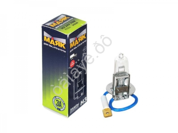 Лампа МАЯК H3 24V 70W Pk22s  (мин.уп.10шт) 10/800