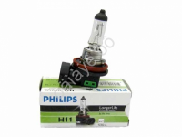 Лампа PHILIPS H11  12V55W РХ26d  LONGER LIFE /10