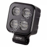 Прожектор светодиодный MTF LIGHT серия MAXIMUM BLACK 12-36V, 20W, 2000lm, ECE R10, квадратный, шт.