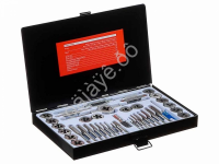 Набор плашек и метчиков 40пр. в металл. кейсе ЕРМАК