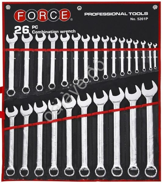 F5261С Набор комбинированных ключей (26пр.) /3