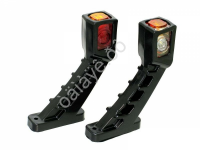 Указатель габаритов светодиодный длинный (YD-0023) 12-24V (комплект)