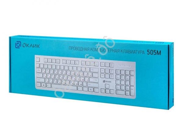 Клавиатура компьютерная USB Oklick 505м (черная)