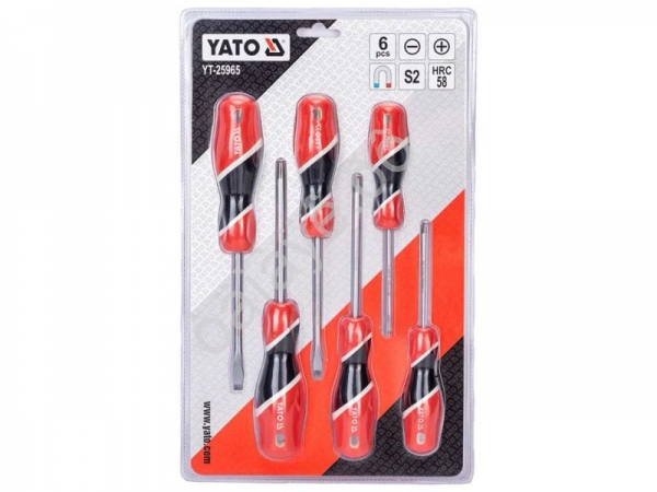 Набор отверток 6 предметов YATO