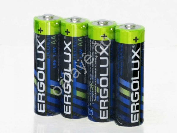 Батарейки  Ergolux Alkaline BP-24  AА R06 1,5V /4/24