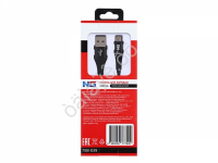 Дата-кабель универ. MicroUSB,спираль 2м, 3А, QC 3.0 NG