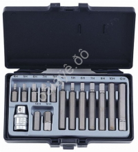 F4155 Набор шестигранных вставок 1/2" 15пред /1/20 F4155 Набор шестигранных вставок 1/2" 15пред /1/20