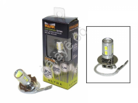 Светодиод 24V Н3 10SMD/5730 5W WHITE LENS
