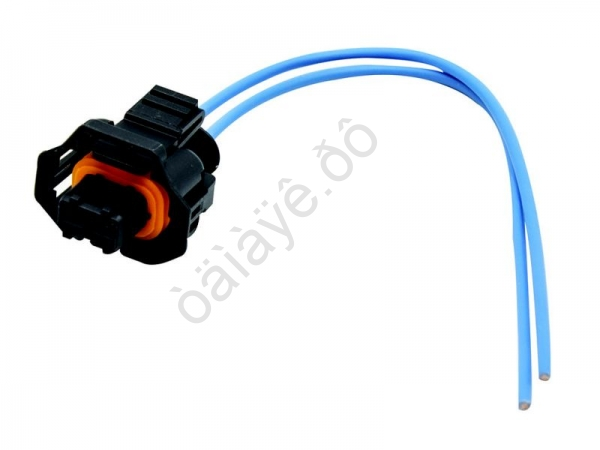 Колодка (разъем) гнездовой датчика температуры с проводом, Bosch двигателя ЗМЗ-405 (Euro-3). для а/м BMW,FIAT,FORD, GAZ, GMC, LADA, UAZ AVY-0195 /10