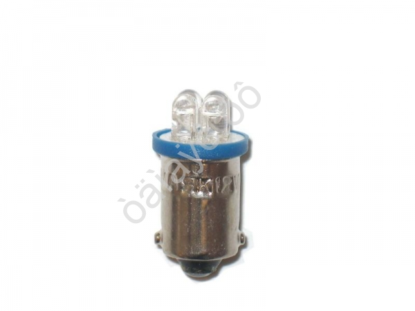 Светодиод 12V T 8 4LED BA9S BLUE "Маяк"/10