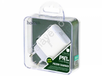 СЗУ 220В, PD 1Type-C(20W), белый HOCO C76A Plus (20шт в уп) Hoco