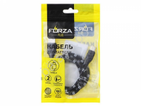 Дата-кабель универ. USB--Type-C, ткан. оплетка, 1м, 2А, FORZA /1/10