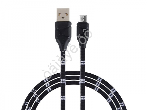 Дата-кабель универ. USB--Type-C, ткан. оплетка, 1м, 2А, FORZA /1/10