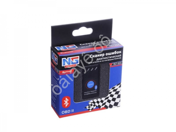 Тестер диагностический OBD2 Bluetooth (прошивка 1.5) SC02-P01