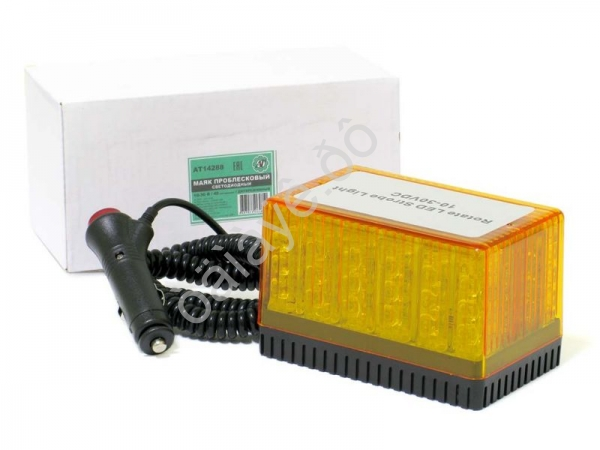 Маячок проб. АТ 12-24V 78-122мм светод. стробоскоп квадратный Маячок проб. АТ 12-24V 78-122мм светод. стробоскоп квадратный