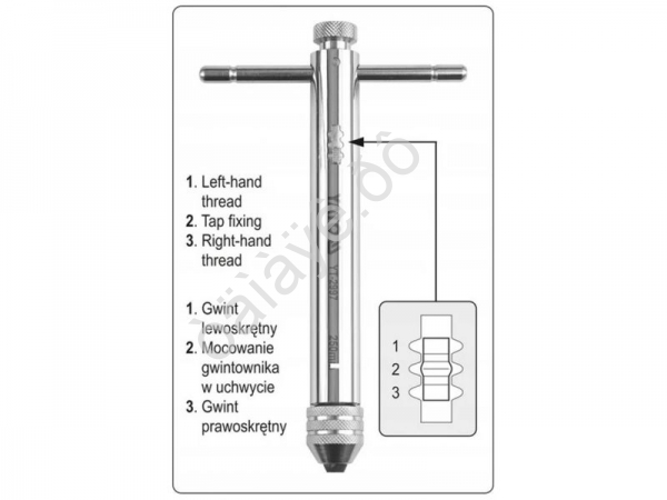 Метчикодержатель с трещоткой М3-М10 YATO