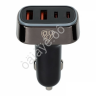 АЗУ в прикуриватель с подсветкой 12/24 В, 70 Вт QC, PD 2*Type-c/2*USB-A, алюминий, пластик BY