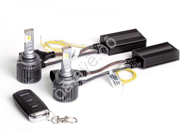 Светодиодные лампы MTF Light серии DIGITAL LIGHTING НB3, 12V, 55W, 4500lm, 3000-7000K, управление со
