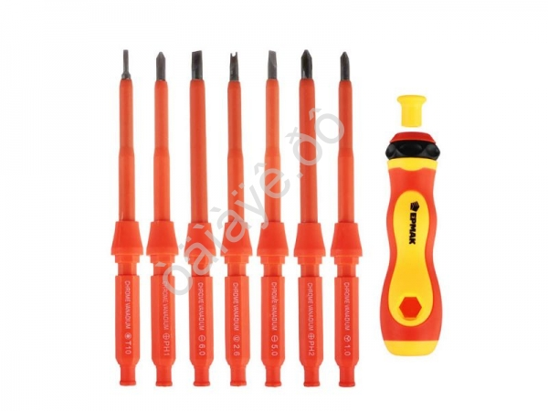 Набор диэлектрических отверток, 9 предметов ЕРМАК