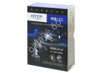 Светодиодные лампы MTF Light, серия MaxBeam, H18, 12V, 55W, 5000lm, 6000K, кулер, комплект.