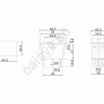 Выключатель клавишный 12V 35А (4с) ON-OFF  с желтой LED подсветкой  (ASW-17D)  REXANT