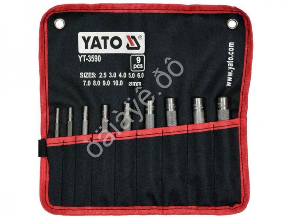 Набор пробойников  9 предметов (в сумке) YATO