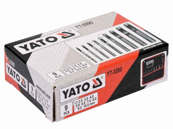 Набор пробойников  9 предметов (в сумке) YATO