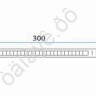 Хомут пластиковый 4.8х300 REXANT рулев. рейка 1уп./100шт белый /1/10/100