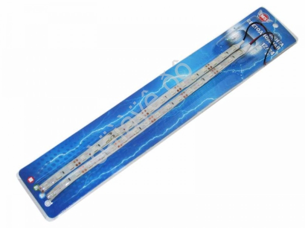 Лента 18 SMD 5050 30см зеленая (белая осн.), (блистер, 2шт.) М5 1/250_ Лента 18 SMD 5050 30см зеленая (белая осн.), (блистер, 2шт.) М5 1/250_