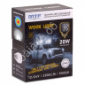 Фонарь светодиодный MTF LIGHT дополнительного освещения 12/24V, 20W, 2000lm, ECE R10, квадратный, шт