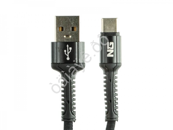 Дата-кабель универ. USB--Type-C, ткан. оплетка, 1.5м, 3А, QC 3.0, NG