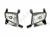 Противотум. фары с лампой для Приоры нового образца, белые