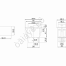 Переключатель 12V 35А (4с) ON-OFF  с синей LED подсветкой  (ASW-17D)  REXANT